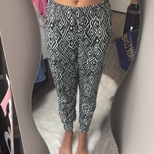 Geometric joggers from Italy!